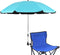 GRANDMEI Chair Umbrella with Clamp,46 inches UPF 50+ Clip on Parasol for Patio,Beach