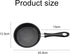 Egg Frying Pan, 4.7-Inch Small Nonstick Pan with Lid, Heat Resistant Skillet for Cooking, Portable Omelet Pan