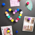 ZDZBLX 50 Pack Fridge Magnets, 10 Colors Cute Mini Strong Magnets for Office, Crafts, Classroom