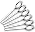 6-pack Stainless Steel Sporks - Heavy Duty Flatware Set for Everyday Use, 7.6-inch