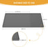 Silicone Coffee Mat with Raised Edges, 24'' x 16'' Coffee Bar Mat for Countertops, Fits Under Coffee Maker, Dish Drying