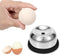 APLZGMG Stainless Steel Egg Piercer for Hard Boiled Eggs with Retractable Pin, Heavy