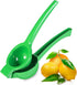 TEZZ Lemon Squeezer - Premium Large Handheld Lime Juicer, Metal Citrus Press Bar Tool, Green