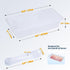Caylielam 2-Pack Bacon Keeper Containers for Refrigerator, Airtight Fridge Meat Food Storage Boxes with Lids and Tongs