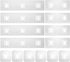 Lsnisni 14 Pack Shower Caddy Adhesive Replacement, Waterproof Shower Shelf Adhesive Strips,