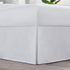 Nestl White Bed Skirt Queen Size - 14 Inch Drop Brushed Microfiber, Hotel Quality Pleated & Fade Resistant