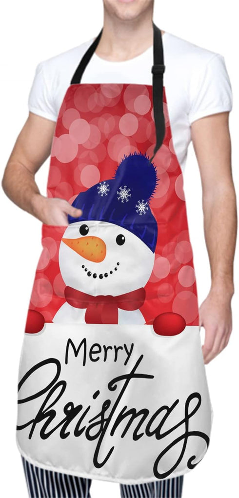 Giwawa Unisex Cooking Apron, Resistant 33 x 28 inches with 2 Pockets, Suitable for BBQ Grill, Haircut