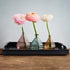 MDLUU Plastic Serving Tray, Ottoman Tray with Cutout Handles, Rectangle Butler Tray for Breakfast in Bed, Coffee Table
