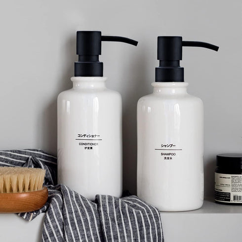 Black Soap Dispenser Pump Replacement, Matte 304 Stainless Steel Hand Soap and Lotion Dispenser for Glass Bottles