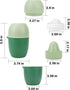 Citrus Juicer Hand Juicer with Lemon Shape - Two Press Options for Different Fruits (Green)