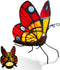 Tiffany Candle Holders Stained Glass Butterfly Table Centerpieces Tealight Holder Night Light