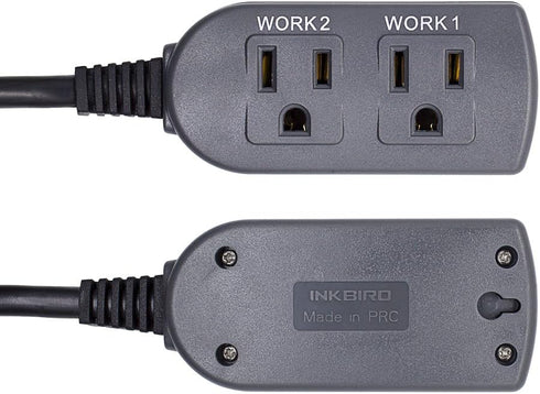 Inkbird IHC200 Humidity Controller, Pre Wired Outlet for Dual Stage Humidifier and Dehumidifier