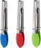 Mini Kitchen Tongs with Silicone Tips - 3 Set of 7 Inch Non-stick Small Tongs for Cooking and Serving (Multi-Color)