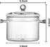 Jucoan 1.5L/50oz Glass Saucepan with Cover, Heat Resistant Stovetop Glass Cooking Pot with Lids for Pasta Noodle, Soup, Milk, Baby Food, Glass Cookware Gift for Housewarming, Wedding, Birthday by Jucoan