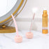 Airmoon Mini Ceramics Handmade Couple Toothbrush Holder Stand, Pack of 2 for Bathroom Vanity Countertops