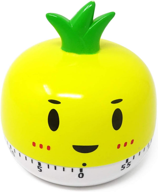 yueton Cute Vegetables 60 Minutes Mechanical Timer for Kitchen Alarm, Home Desktop Decor, Temporizador