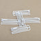Ailejia White Curtain Drapery Pleat Hooks - 4 Prongs, 50pcs Traverse Pleater Pinch Pleat Clips for Drapery