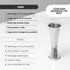 8 304 1 A Bar Above Premium Japanese Jigger, with Measurements Inside, Professional and Heavy-Duty, Stainless Steel