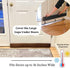 Evelots Cold, Hot Air Door Draft Stopper - Strong Metal Clips to Block Cold Air and Noise, 36 Inch Wide