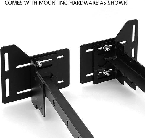 2 PCS Heavy Duty Bed Frame Brackets Adapter for Headboard, Queen Bed Modification Kit with Hardware