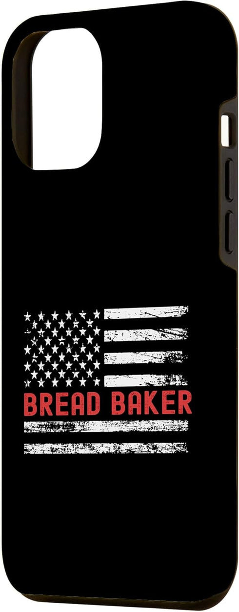 iPhone 15 Pro Max Bread Baker USA Flag Profession Retro Job Title Case