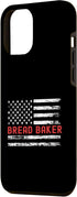 iPhone 15 Pro Max Bread Baker USA Flag Profession Retro Job Title Case
