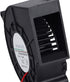 Mini Mighty Air Mover, Floor Fan and Utility Blower for Camping, Heating Equipment, and Barbecue