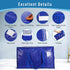 Heavy Duty Extra Large Moving Bags, Cube Storage Tote with Zippers & Strong Carrying Handles for Space Saving,
