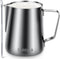 12oz Stainless Steel Milk Frothing Pitcher, Coffee Bar Accessories for Cappuccino Espresso Machine, Metal Jug