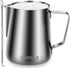 12oz Stainless Steel Milk Frothing Pitcher, Coffee Bar Accessories for Cappuccino Espresso Machine, Metal Jug
