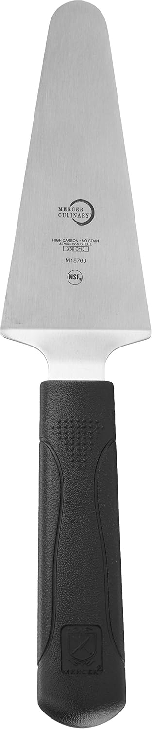 Mercer Culinary Millennia Pie Knife/Server, 5-Inch Blade, Black Handle