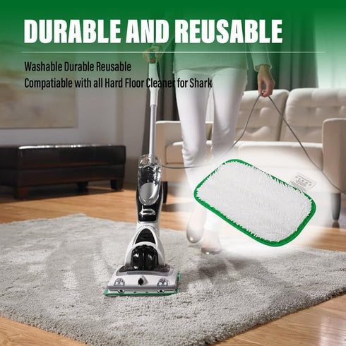 Protac 2 Pack Sonic Duo Pads Compatible with Shark, Fit for Shark Sonic Duo Hard Floor Cleaner Refill