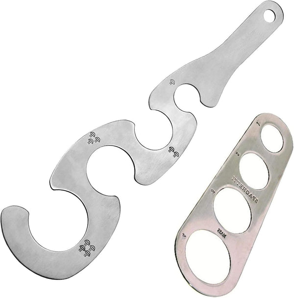 Spaghetti Pasta Measure Stainless Steel Tool, 4 Serving Portion Control Cooking Tool, Kitchen Gadgets 2 Pcs