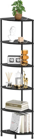 Book Shelf Corner Shelf, 6 Tier Corner Bookshelf Display for Living Room
