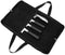 QEES Knife Roll Bag with 4 Slots for Home Kitchen Knife Tools, Durable Chef Knife Carrier with Handle for Culinary