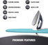 Ironing Board Cover with Heat Reflective Silicone Coating, Full Scorch Resistant Padding, Standard Size, Cotton