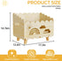 BPMFDTNL 2 Wood Kids Bookshelf, Montessori Bookshelf, With Adjustable Dividers, Suitable Kids Rooms, Nursery