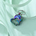 Yinplsmemory Hummingbird Cremation Keychain for Ashes Holder, Always in My Heart Urn Locket Pendant