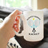 Causing A Racket - Large 15oz White Ceramic Mug - Funny Tennis Themed Decor and Gifts
