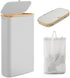 Fiona's magic Slim Laundry Hamper with Lid - 63L Narrow Laundry Basket with Removable Bag, Grey Collapsible
