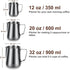 12oz Stainless Steel Milk Frothing Pitcher, Coffee Bar Accessories for Cappuccino Espresso Machine, Metal Jug