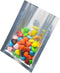 PABCK 200 Pack Clear Front Mylar Heat Seal Pouch - 2.4x3.5 inch (2x3.1 Inside Size) for Food Storage