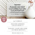 Please Do Not Cut Directly on Countertop Sign, 4x6 Inch Designer Sign Ready to Stick, Lean or Frame