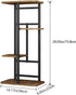 4 5 LINZINAR Plant Stand Indoor Tier Potted Multiple Plant Shelf Stands for Garden Corner Balcony Living Room Black