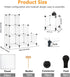 AWTATOS Cube Storage Organizer, 6 Cube Closet Organizers and Storage, DIY Stackable Plastic Clothes Organizer Shelving