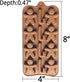 2pcs Christmas Silicone Molds for Baking Jelly Soap, Gingerbread Men and Candy Cane Chocolate Candy Mold