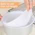 Cake Pan Side Liner Roll, 4 in x 164 ft Parchment Paper Strips for Baking, White Precut Circles.