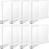 Boao 8 Pcs Shelf Dividers for Closet Organization Acrylic Clear Shelf Divider