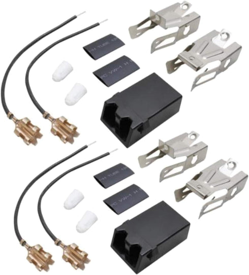 2 Pack Universal Range Stove Element Plug Receptacle Block Fits Whirlpool Kenmore Electric Stove Range Burner Kit