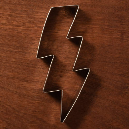 LILIAO Flash Lightning Bolt Cookie Cutter - Stainless Steel Biscuit Fondant Cutters for Kids Birthday Party